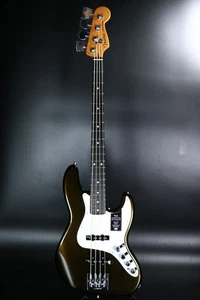 New Fender / American Ultra II Jazz Bass Ebony Texas Tea S/N US24060819 Guitar - Picture 1 of 10