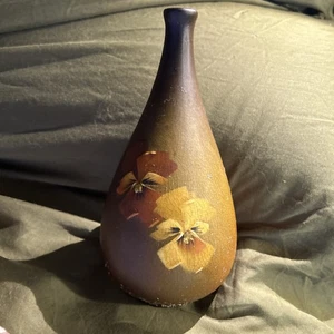 Antik J. B. Owens Vase handbemalt Keramik Kunst Pergament RAR - Bild 1 von 23