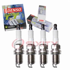 4 pc Denso Platinum TT Spark Plugs for 1993-1998 Saturn SC1 1.9L L4 Ignition ql - Picture 1 of 5