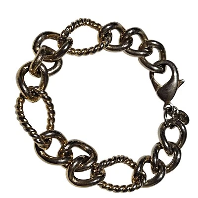 Erwin Pearl Elegant Gold Tone Chain Link Bracelet Classic Fashion Jewelry Women - Image 1 of 4