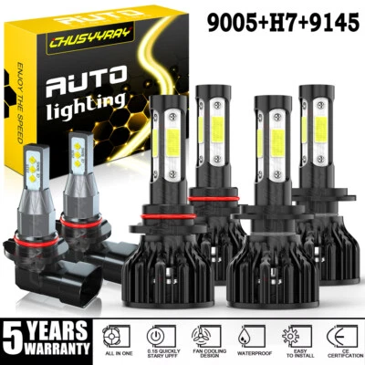 Kit de bombillas LED antiniebla altas/bajas para Toyota MR2 Spyder 2003-2005 Foto 1 de 4