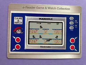NINTENDO e-reader swipe card MANHOLE CARD Gameboy GBA Nintendo Japan very rare! - Picture 1 of 6