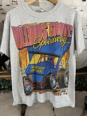 Camisa Bob Gilbert Williams Grove Speedway Mechanicsburg Sprint Car talla grande para niños Foto 1 de 4