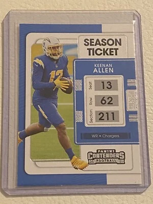 2021 PANINI CONTENDERS FOOTBALL KEENAN ALLEN #52 LOS ANGELES CHARGERS - Image 1 of 2