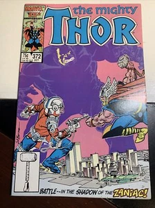 1986 High Grade #372 Marvel Comics THOR Cover Battle Zaniac! 1st App. TVA - Loki - Picture 1 of 2