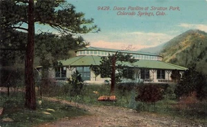 Postal LP50 Colorado Springs Dance Pavilion Stratton Park - Imagen 1 de 2