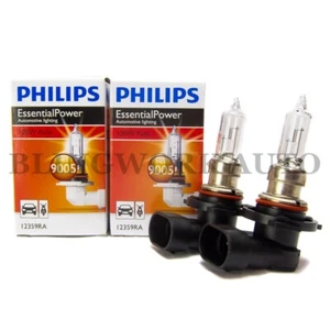 (PAIR) Philips HB3 9005 Rally Essential Power 100W 12V Halogen Globe Light Bulb - Picture 1 of 7