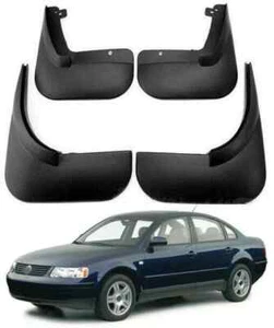 New Front & Rear Splash Guards Mud Flaps FOR VW 1997-2005 Passat B5 B5.5 Sedan - Picture 1 of 9