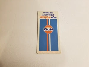 Vintage Map - Gulf - Tourgide Map - Minnesota and Wisconsin - Bild 1 von 2