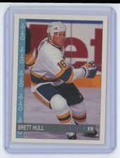 1992-93 O-Pee-Chee Brett Hull Hockey Cards #87