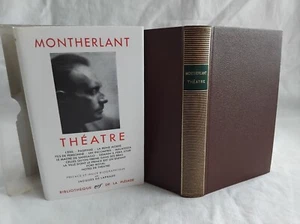 LA PLEIADE MONTHERLANT 1965 THEATER BINDUNG - Bild 1 von 3