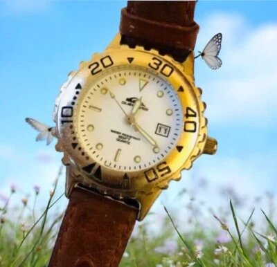 Reloj de cuarzo Quicksilver Japón acero inoxidable resistente al agua para mujer *tal cual Foto 1 de 4