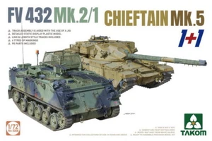Takom 1/72 FV 432 Mk.2/1 + Chieftain Mk.5 (1+1) - Foto 1 di 1