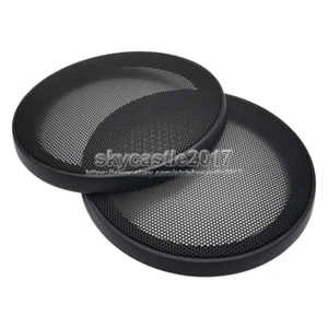 2x Para 6" pulgadas Altavoz Parrilla Cubierta Malla Metálica Protección Círculo Decorativo 169mm - Imagen 1 de 7