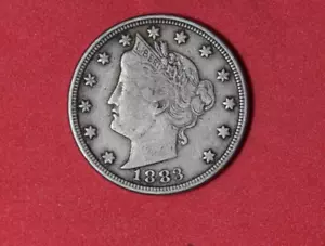 1883- Liberty V Nickel #P26510 - Foto 1 di 2