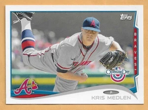 KRIS MEDLEN ATLANTA BRAVES #156 - TOPPS OPENING DAY NM-MT 2014 - Picture 1 of 2