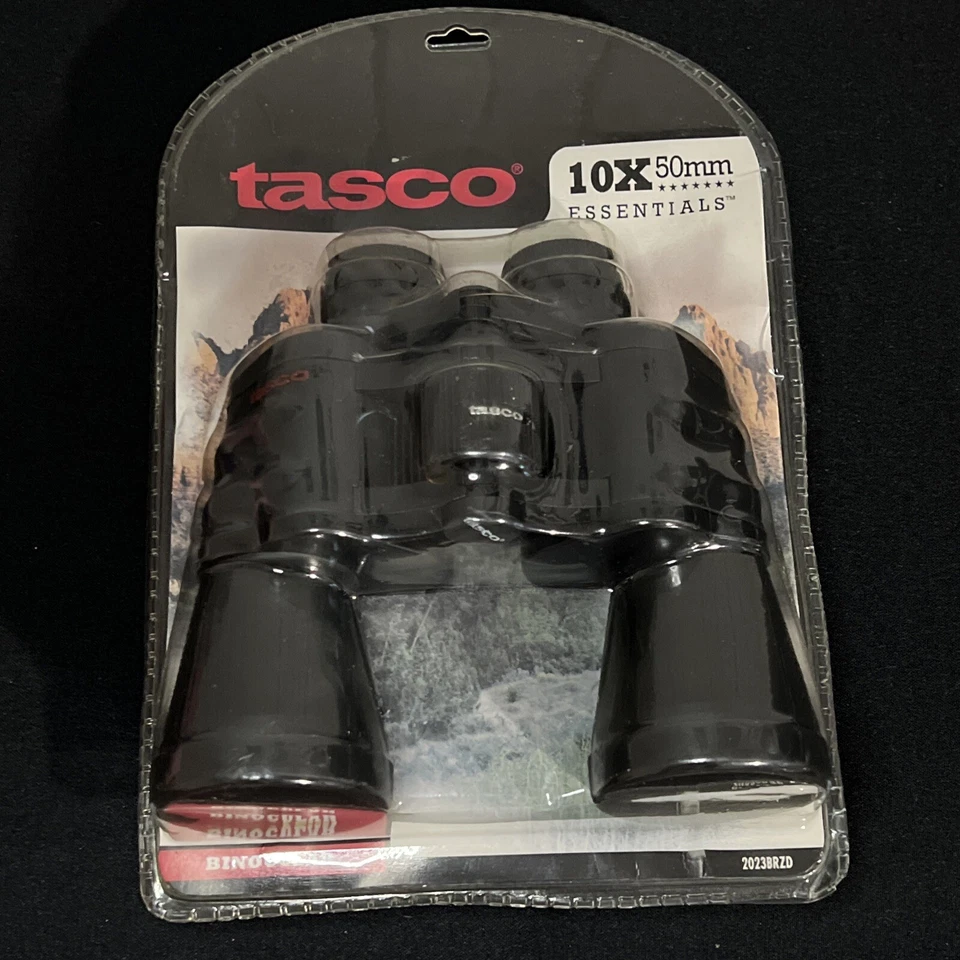 Tasco Wide Angle and Rubber 2023BRZ 10x50MM Binoculars - Sightseeing Hunting - Image 1 of 4
