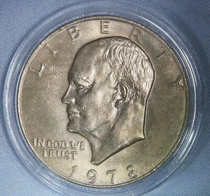 Eisenhower IKE CH AU LUSTROUS 1972-P tono claro no limpio - Imagen 1 de 4