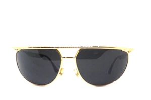 occhiali da sole uomo metallo oro vintage anni 90 metallo curvo PARAH ZEUS - Foto 1 di 5