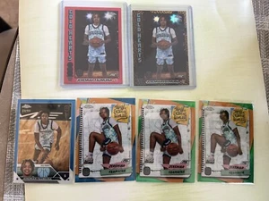 2023-24 Topps Chrome OTE Red Refractor /5 + Basketball /25 SSP Jeremiah Faumuina - Picture 1 of 1