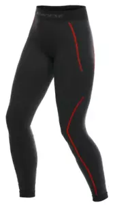 Dainese Ladies Thermo Pants Black Red Breathable Dryarn Base Layer Bottoms New - Picture 1 of 5