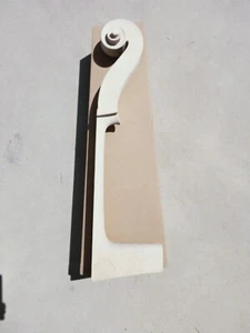 Nuevo 1/2 Vertical Doble Bajo Cuello Arce SIN AGUJERO DE CLAVIJA Bajo CABEZA No poroso - Imagen 1 de 13