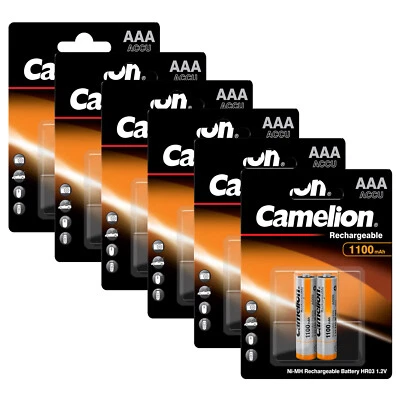 6x Camelion Akku 1,2V 1100mAh Micro AAA HR03 NiMH 1,2 V für Telefon Siemens - Bild 1 von 3