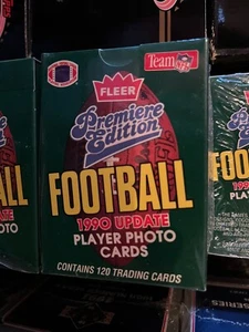 1990 Fleer Football Update Factory Sealed Set-Premiere Edition/Emmitt Smith RC - Picture 1 of 1
