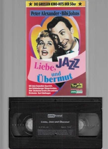 Peter Alexander Bibi Johns Liebe, Jazz und Übermut Klassiker VHS Rarität - Bild 1 von 2