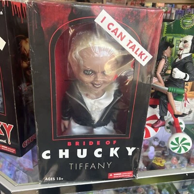 Mezco Bride of Chucky 15" Talking Tiffany Figure (78015) NEW SEALED CHILDS PLAY  - Image 1 of 4