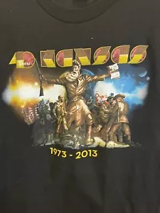 Kansas 40 Jahre 1973-2013 - Herren Erwachsene Small schwarz T-Shirt doppelseitiger Druck - Bild 1 von 5