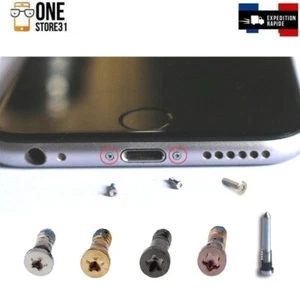 Kit de 2 Vis pour iPhone X/ XS /XS max/ 11 /11 PRO / 12 /12 PRO /13 PRO/14/15 - Photo 1 sur 1