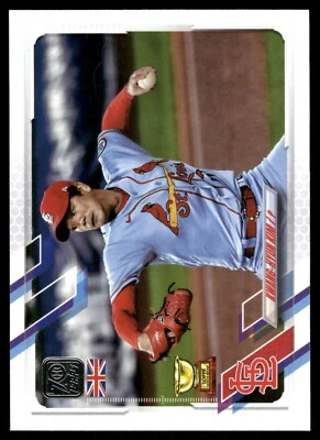 2021 Topps UK Edition #176 Kwang-Hyun Kim Rookie Cup - Image 1 of 2
