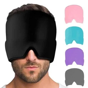 Therapie Headpack Migräne Relief Cap Gel Eiskappe Kühlpack Kopfpackung Kühlung - Bild 1 von 26