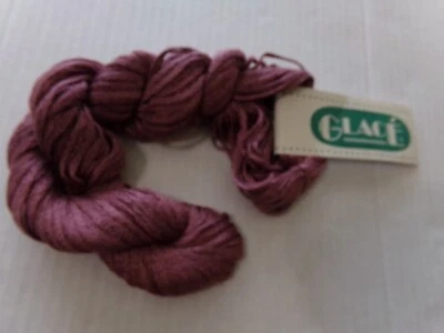 1 Skein Berroco Glace Ribbon Yarn Color # 2361 Purple 100% Rayon 1.75 oz 75 yds - Image 1 of 4