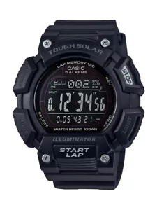 Casio Men's STLS110H-1B2 TOUGH SOLAR Digital Display Quartz Black Watch - Picture 1 of 1
