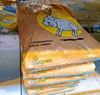 RABBIT FOOD 350g 1kg 2.5kg, 5kg, 10kg, 15kg : BestPets Small Animal Feed Pet Mix