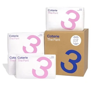 Pañales estilo pull up Coterie The Pant, talla 3, para piel sensible, paquete de 144 - Imagen 1 de 6