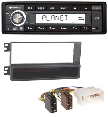 Continental USB 1DIN AUX DAB MP3 Autoradio für Kia Magentis (ab 2006) - Bild 1 von 4
