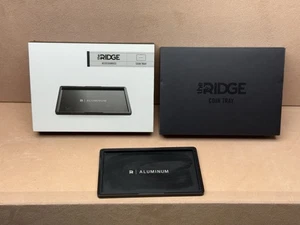 The Ridge Cartera Accesorios Aluminio Bandeja para Monedas Rectángulo 54mm x 86mm Negro - Imagen 1 de 4