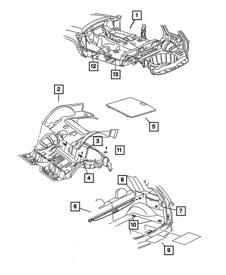 Retenedor Mopar genuino 55196832AB Foto 1 de 1