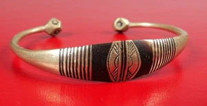KLASSISCHES VINTAGE AFRIKA THEMA TRIBAL MODEL STATEMENT BLM MANSCHETTENARMBAND SELTEN! - Bild 1 von 2