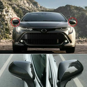 For 2019~23 Toyota Corolla Carbon Fiber Side Door Rearview Mirror Cover Trim Cap - Bild 1 von 8