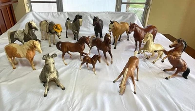 Vintage Breyer Horses, Lot of 14, Early/Mid-1970s, Traditional & Classic Series - Image 1 of 4