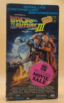 Back to the Future Part III 3 VHS 1990 Michael J Fox **Buy 2 Get 1 Free** Foto 1 de 3