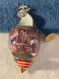 Weihnachtsschmuck Glas Bradford US Marines Guadalcanal PO4246 - Bild 1 von 10