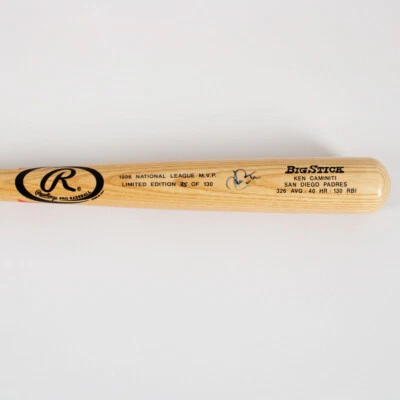 Ken Caminiti Signed Bat Padres - COA JSA - Image 1 of 4