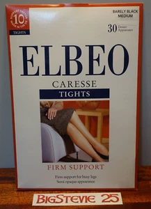 Elbeo Caresse Firm Support 30 Denier Tights Medium Barely Black FREEPOST