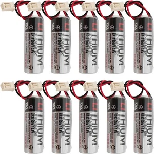 10x ER17500V 3.6V 2700mAh Battery for EPSON Robot Battery C4 Series R13N860011 - Picture 1 of 5