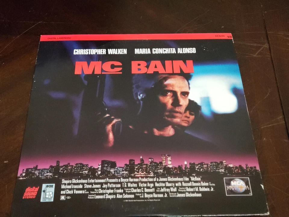 RARE Laserdisc Movie Mc Bain Laserdisc Christopher Walken Michael Ironside W4 Foto 1 de 4